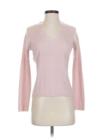 Pre-owned Ann Taylor Pullover Sweater In Pink