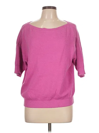 Pre-owned Ann Taylor Pullover Sweater In Pink