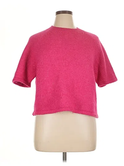 Pre-owned Ann Taylor Pullover Sweater In Pink