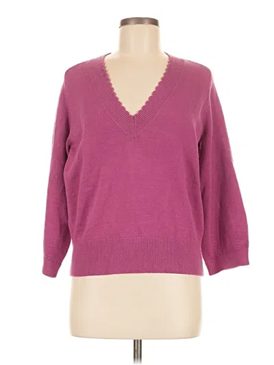 Pre-owned Ann Taylor Pullover Sweater In Pink