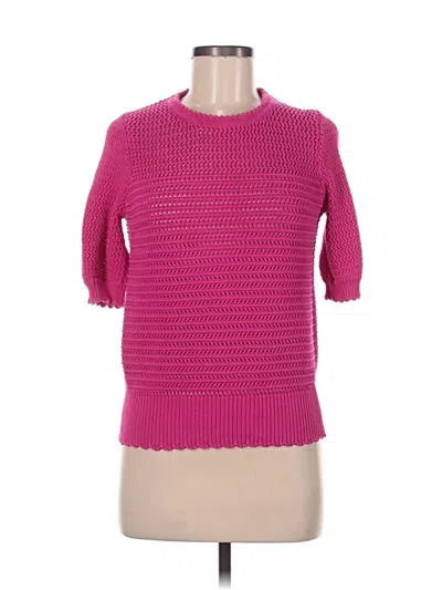 Pre-owned Ann Taylor Pullover Sweater In Pink