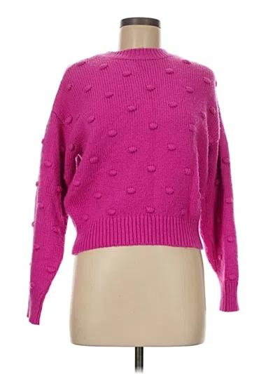 Pre-owned Ann Taylor Pullover Sweater In Pink