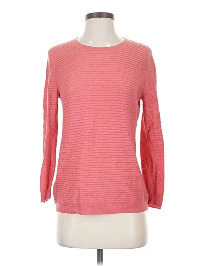 Pre-owned Ann Taylor Pullover Sweater In Pink