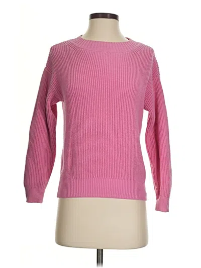 Pre-owned Ann Taylor Pullover Sweater In Pink