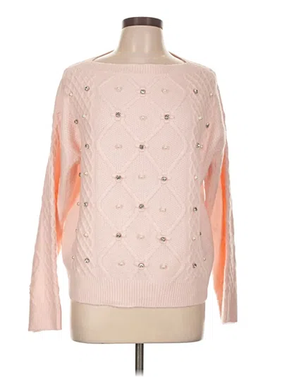Pre-owned Ann Taylor Pullover Sweater In Pink