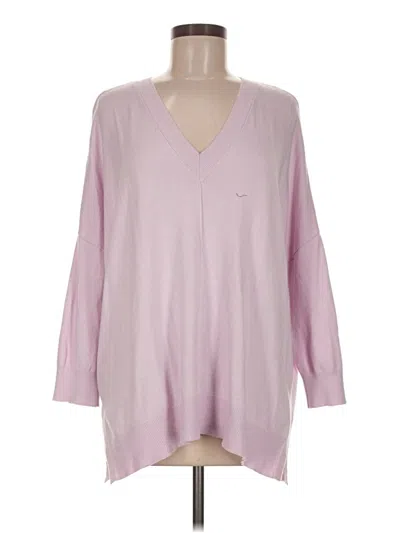 Pre-owned Ann Taylor Pullover Sweater In Pink