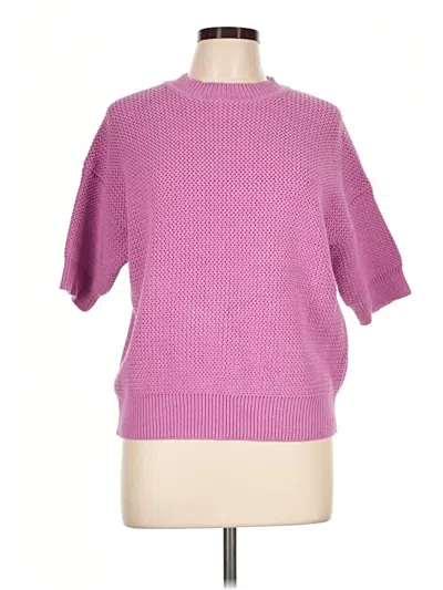 Pre-owned Ann Taylor Pullover Sweater In Pink