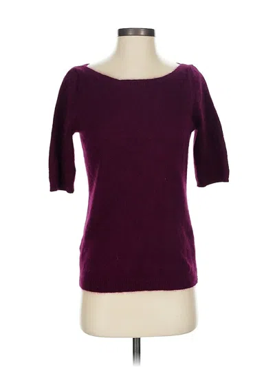 Pre-owned Ann Taylor Pullover Sweater In Purple