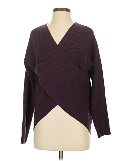 Pre-owned Ann Taylor Pullover Sweater In Purple