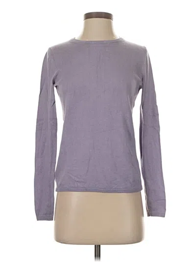 Pre-owned Ann Taylor Pullover Sweater In Purple