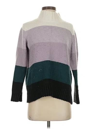Pre-owned Ann Taylor Pullover Sweater In Purple