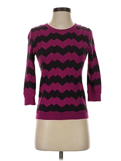 Pre-owned Ann Taylor Pullover Sweater In Purple