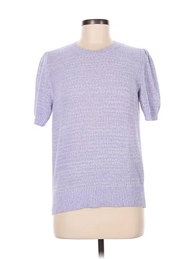 Pre-owned Ann Taylor Pullover Sweater In Purple