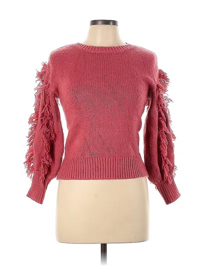 Pre-owned Ann Taylor Pullover Sweater In Red