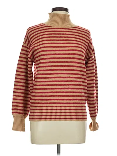 Pre-owned Ann Taylor Pullover Sweater In Red