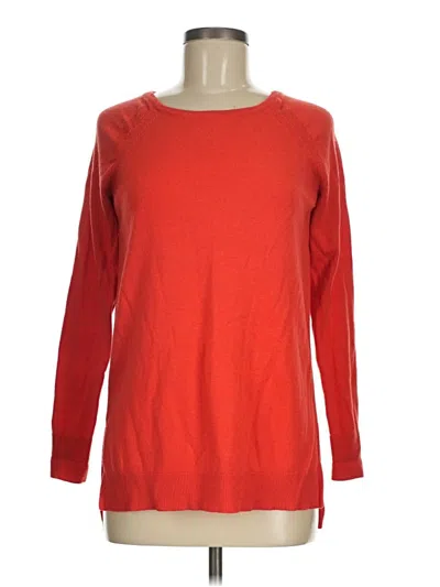 Pre-owned Ann Taylor Pullover Sweater In Red
