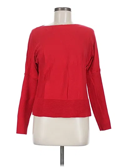 Pre-owned Ann Taylor Pullover Sweater In Red