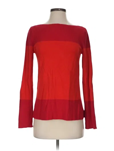 Pre-owned Ann Taylor Pullover Sweater In Red