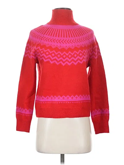Pre-owned Ann Taylor Pullover Sweater In Red