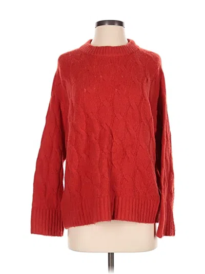 Pre-owned Ann Taylor Pullover Sweater In Red