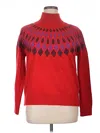 Ann Taylor Pullover Sweater In Red