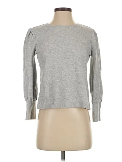 Pre-owned Ann Taylor Pullover Sweater In Silver