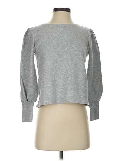 Pre-owned Ann Taylor Pullover Sweater In Silver