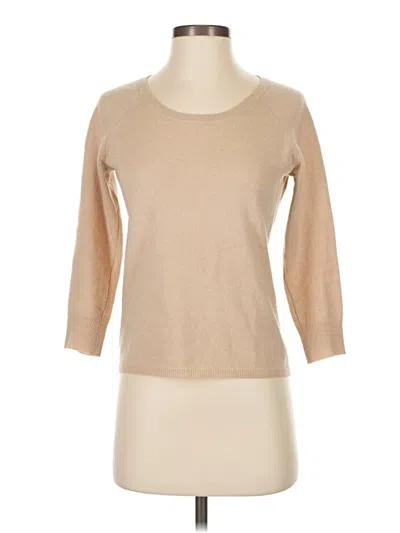 Pre-owned Ann Taylor Pullover Sweater In Tan