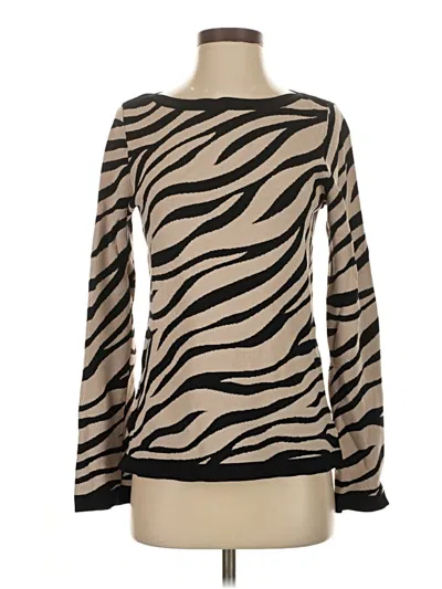 Pre-owned Ann Taylor Pullover Sweater In Tan