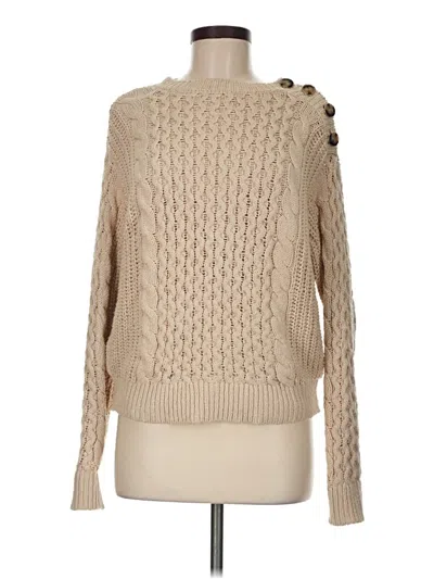 Pre-owned Ann Taylor Pullover Sweater In Tan