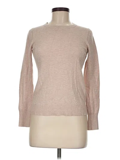 Pre-owned Ann Taylor Pullover Sweater In Tan