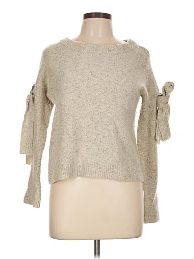 Pre-owned Ann Taylor Pullover Sweater In Tan