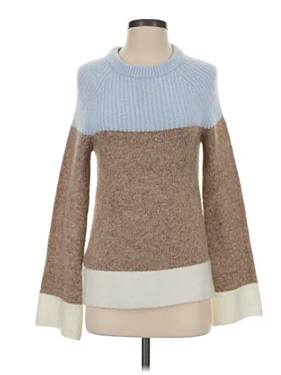 Pre-owned Ann Taylor Pullover Sweater In Tan