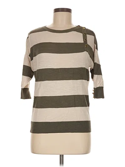 Pre-owned Ann Taylor Pullover Sweater In Tan