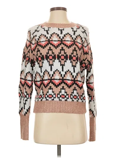 Pre-owned Ann Taylor Pullover Sweater In Tan