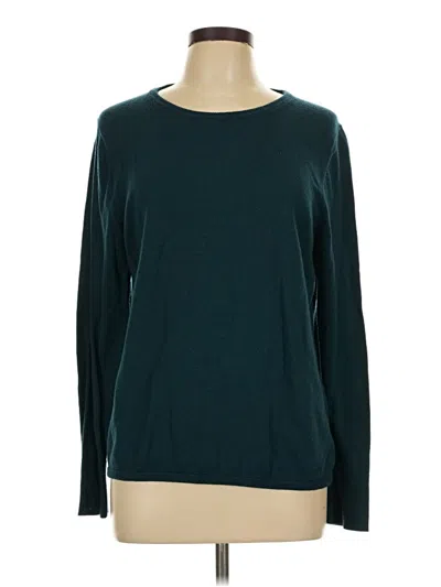 Pre-owned Ann Taylor Pullover Sweater In Teal