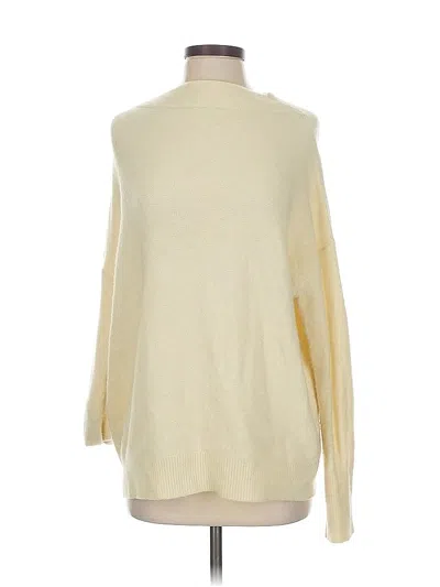Pre-owned Ann Taylor Pullover Sweater In White