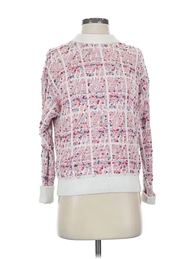 Pre-owned Ann Taylor Pullover Sweater In White