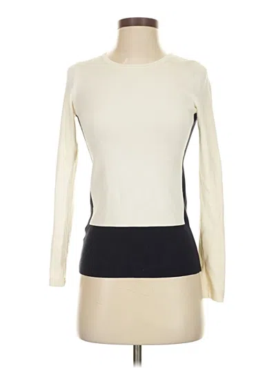 Pre-owned Ann Taylor Pullover Sweater In White