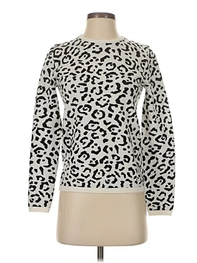 Pre-owned Ann Taylor Pullover Sweater In White