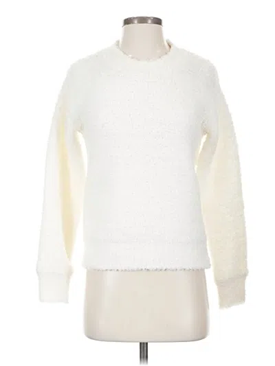 Pre-owned Ann Taylor Pullover Sweater In White