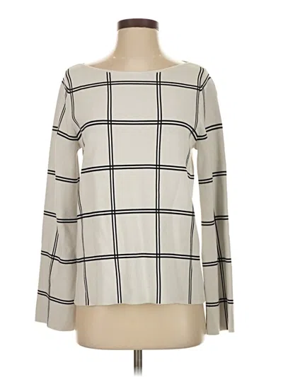 Pre-owned Ann Taylor Pullover Sweater In White