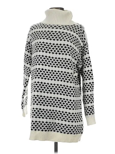 Pre-owned Ann Taylor Pullover Sweater In White