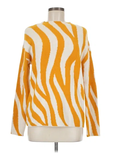 Pre-owned Ann Taylor Pullover Sweater In Yellow