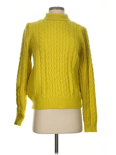 Pre-owned Ann Taylor Pullover Sweater In Yellow