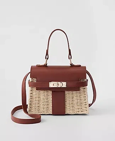 Ann Taylor Rattan Crossbody