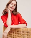 Ann Taylor Petite Relaxed Linen Perfect Shirt