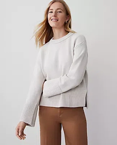 Ann Taylor Relaxed Sweater In Tahini
