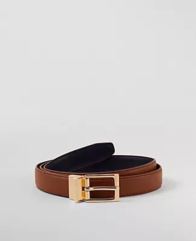 Ann Taylor Reversible Belt In Night Sky