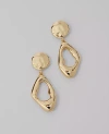 Ann Taylor Rhombus Drop Earrings In Gold